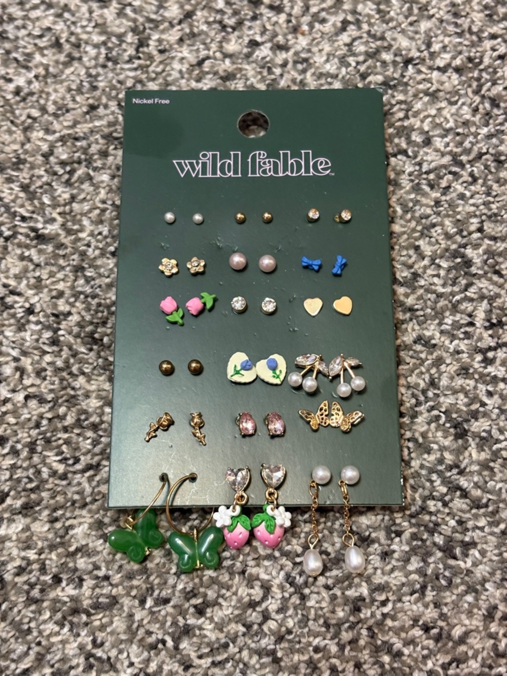 Target Wild Fable Earrings Set — Coquette Nature Vibe